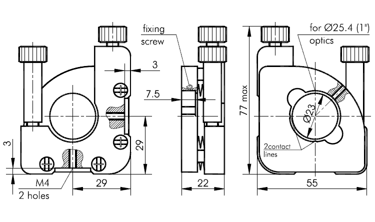 840-0193_kinematic_optical_mount
